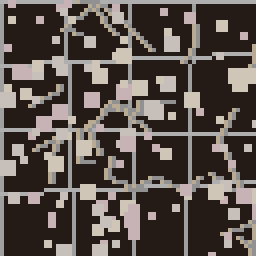 Cracked stone tile